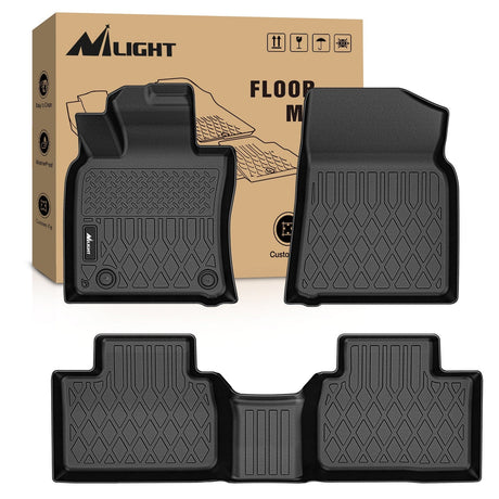 Nilight Floor Mats for Toyota Camry 2025 (Hybrid Only) All Weather Custom Fit Heavy Duty Floor Liners