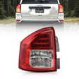 Nilight Taillight Assembly Compatible with 2011 2012 2013 Jeep Compass Tail Light OE Style Rear Lamp Replacement Driver Side w/Bulbs