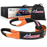 Tie Down Straps 3 x 8inch Tree Saver Tow Strap Heavy-Duty Axle Strap Set