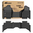 Nilight 2013-2018 Dodge Ram 1500 Quad Cab 2019 2020 2021 2022 2023 2024 Dodge Ram 1500 Classic Quad Cab (NOT for New Body) TPE All Weather Custom Fit Heavy Duty Floor Liners