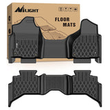 Nilight 2013-2018 Dodge Ram 1500 Quad Cab 2019 2020 2021 2022 2023 2024 Dodge Ram 1500 Classic Quad Cab (NOT for New Body) TPE All Weather Custom Fit Heavy Duty Floor Liners