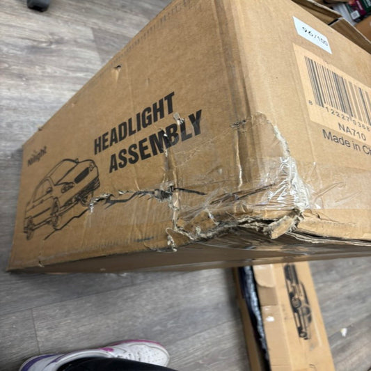 Headlight Assembly 2003 2004 2005 2006 2007 2008 Toyota Corolla Headlight Assembly Chrome Case Amber Reflector (25% OFF Final Checkout)