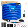 Nilight 75FT Heated Water Hose RV 5/8inch Inside Diameter -45°F Freeze Protaction Antifreeze Garden Drinking Hoses with Saving Thermostat and Smart Heat System for Winter Camper Supply Accessories