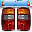 Nilight Taillight Assembly Compatible with 2000 2001 2002 2003 2004 2005 2006 Chevy Tahoe Suburban GMC Yukon Tail Light OE Style Rear Lamp Replacement Driver and Passenger Side