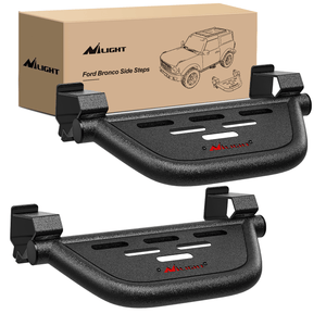 2021-2024 Ford Bronco 2/4 Doors with The Rock Rails 2Pcs Heavy-Duty Running Boards Side Steps