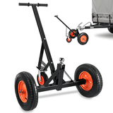 Trailer Dolly Trailer Dolly 1000LBS Tongue Weight Capacity With 19.25Inch-26Inch Height Adjustable, 2 Inch Ball, 16 Inch Tires For RV, Boat, Jet Ski, Car, Car Accessories