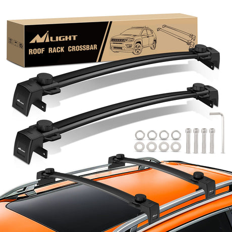 Nilight Aluminum Roof Rack Cross Bars Fit for Jeep Compass MP 2017-2021