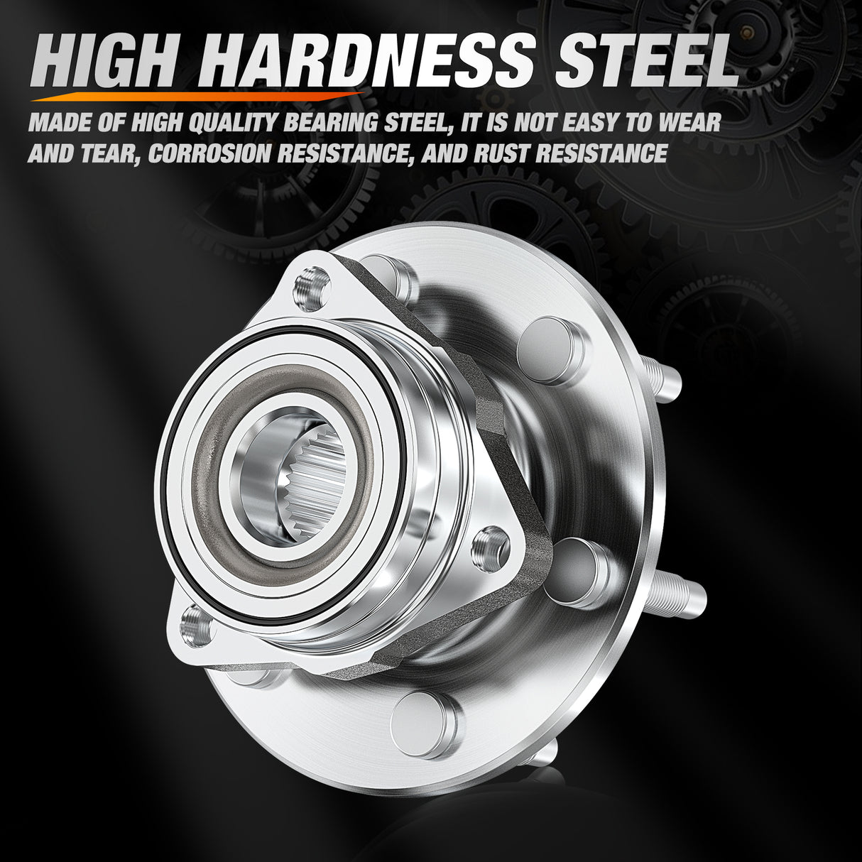 Nilight Front Wheel Bearing Hubs Assembly for GMC Chevy Silverado Sierra Avalanche 1999 2000 2001 2002 2003 2004 2005 2006, Yukon XL Suburban 1500 Tahoe Cadillac Escalade with 6-Lug, OEM 515036