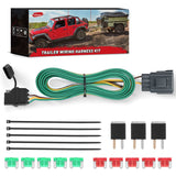 Wiring Harness Kit 4 Pin Trailer Wiring Harness Kit 56245 Vehicle Side Custom for 2013 2014 2015 2016 2017 Buick Enclave; Chevrolet Traverse  GMC Acadia Limited (Hitch Factory Tow Package Required)