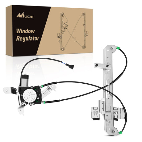 Nilight Power Window Regulator with Motor Rear Driver Side,Compatible with Cadillac Escalade/Chevy Tahoe/GMC Yukon 2002 2003 2004 2005 2006,Rear Left,748-228