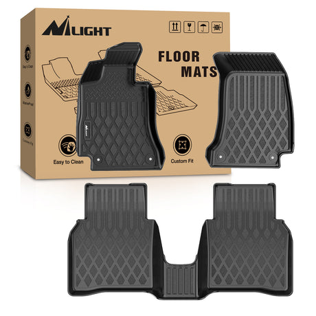 Floor Mat TPE Floor Mats for Mercedes Benz E-Class E300 E320 E350 E400 E550 E63 2017 2018 2019 2020 2021 2022 2023 All Weather Custom Fit Heavy Duty Floor Liners