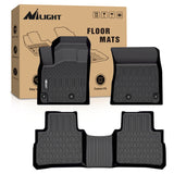 Nilight TPE Floor Mats for Nissan Rogue (Not for Rogue Sport) 2021 2022 2023 2024 2025 All Weather Custom Fit Heavy Duty Floor Liners