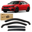 Rain Guards Rain Guards for Honda Civic Hatchback HB LX Sport Touring EX-L 2022 2023 2024 Window Deflectors, Vent Window Visors-4pcs