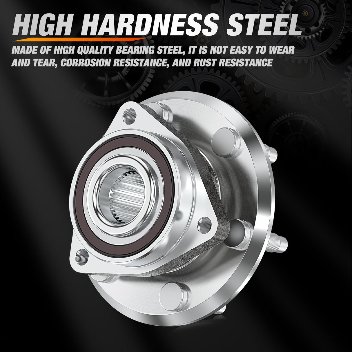 Nilight Front or Rear Wheel Bearing and Hub Assembly for Chevrolet Traverse 2009-2012 2013 2014 2015 2016 2017, GMC Acadia 2007-2016, Buick Enclave 2008-2017, Saturn Outlook 2007-2010 w/6-Lug, 513277