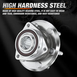 Nilight Front or Rear Wheel Bearing and Hub Assembly for Chevrolet Traverse 2009-2012 2013 2014 2015 2016 2017, GMC Acadia 2007-2016, Buick Enclave 2008-2017, Saturn Outlook 2007-2010 w/6-Lug, 513277