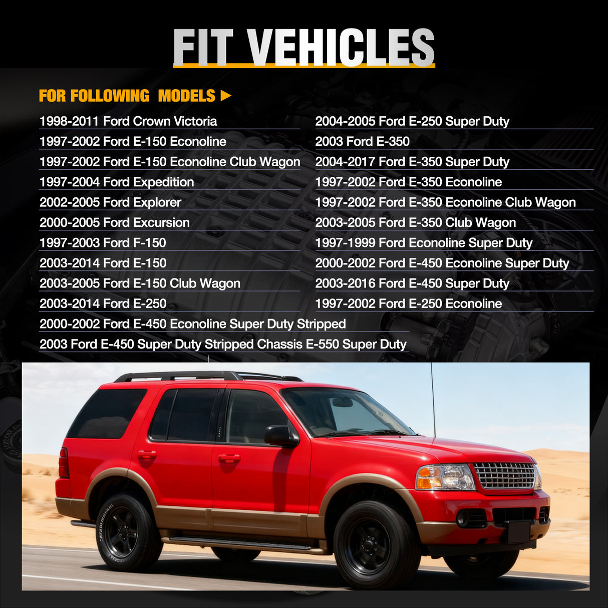 8pcs Ignition Coil Pack DG508 DG457 DG472 Straight Boot Ignition Coils Fit for Ford CROWN F150 F250 F350 450 EXPEDITION EXPLORER ECONOLINE EXCURSION 1998-2003 05-14 4.6L 5.4L V8 DG491 FD503