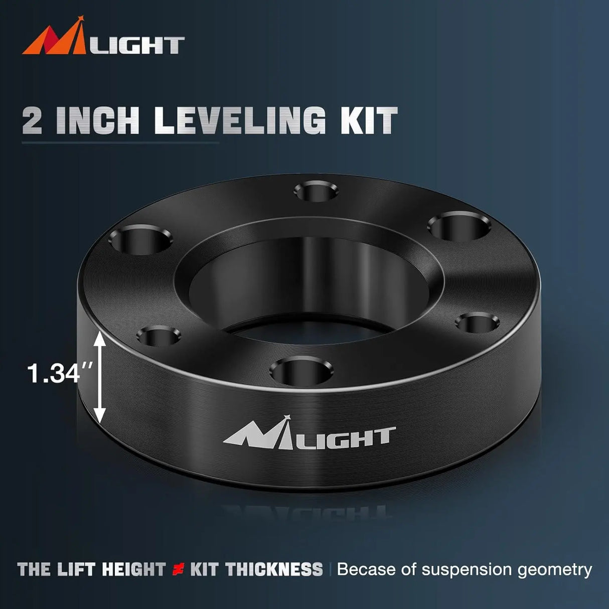 2 Inch Front Leveling Lift Kit for 2004-2023 Ford F150 Suspension Level Kit Nilight