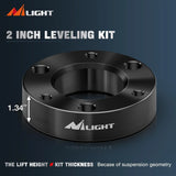 2 Inch Front Leveling Lift Kit for 2004-2023 Ford F150 Suspension Level Kit Nilight