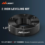2 Inch Front Leveling Lift Kit for 2006-2023 Dodge Ram 1500 4WD Strut Spacer Suspension Lift Kits Nilight