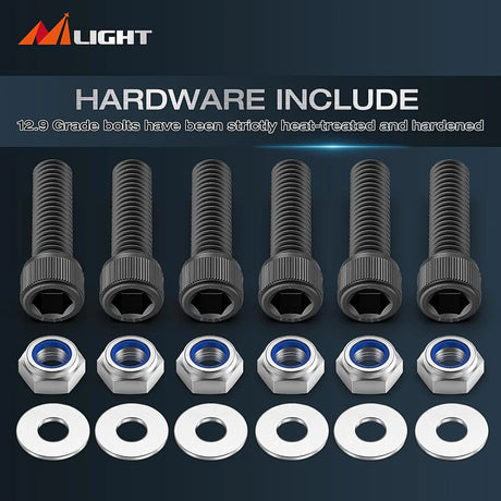 2 Inch Front Leveling Lift Kit for 2006-2023 Dodge Ram 1500 4WD Strut Spacer Suspension Lift Kits Nilight