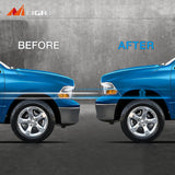 2 Inch Front Leveling Lift Kit for 2006-2023 Dodge Ram 1500 4WD Strut Spacer Suspension Lift Kits Nilight