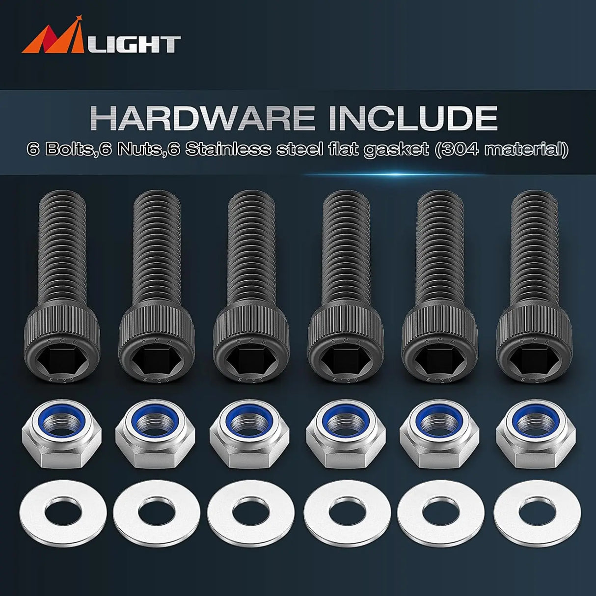 2 Inch Front Leveling Lift Kit for 2007-2023 Chevy Silverado 1500/GMC Sierra 1500 Nilight
