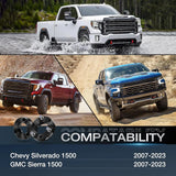 2 Inch Front Leveling Lift Kit for 2007-2023 Chevy Silverado 1500/GMC Sierra 1500 Nilight