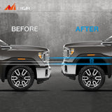 2 Inch Front Leveling Lift Kit for 2007-2023 Chevy Silverado 1500/GMC Sierra 1500 Nilight