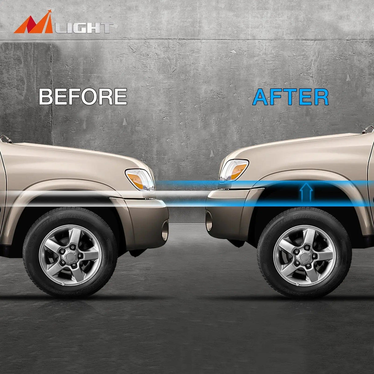 Leveling Kit 2 inch Leveling Lift Kit For 1999 2000 2001 2002 2003 2004 2005 2006 Toyota Tundra 2WD 4WD Front Raise Suspension Strut Spacers