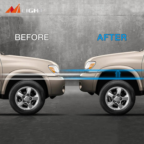 Leveling Kit 2 inch Leveling Lift Kit For 1999 2000 2001 2002 2003 2004 2005 2006 Toyota Tundra 2WD 4WD Front Raise Suspension Strut Spacers