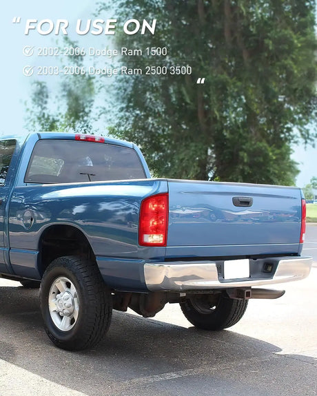 2002-2006 Dodge Ram 1500 2003-2006 Dodge Ram 2500 3500 Taillight Assembly Rear Lamp Replacement OE Style w/Bulbs Driver Side Nilight