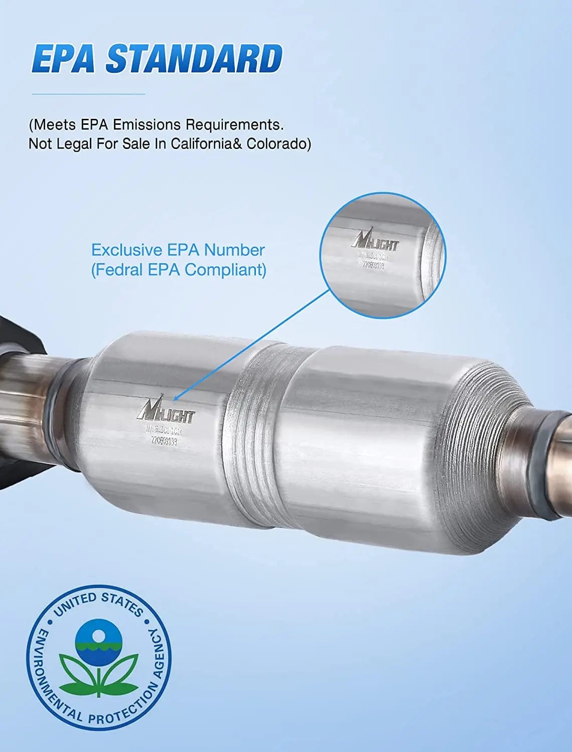 Catalytic Converter 2003 2004 2005 2006 2007 Honda Accord 2.4L Catalytic Converter