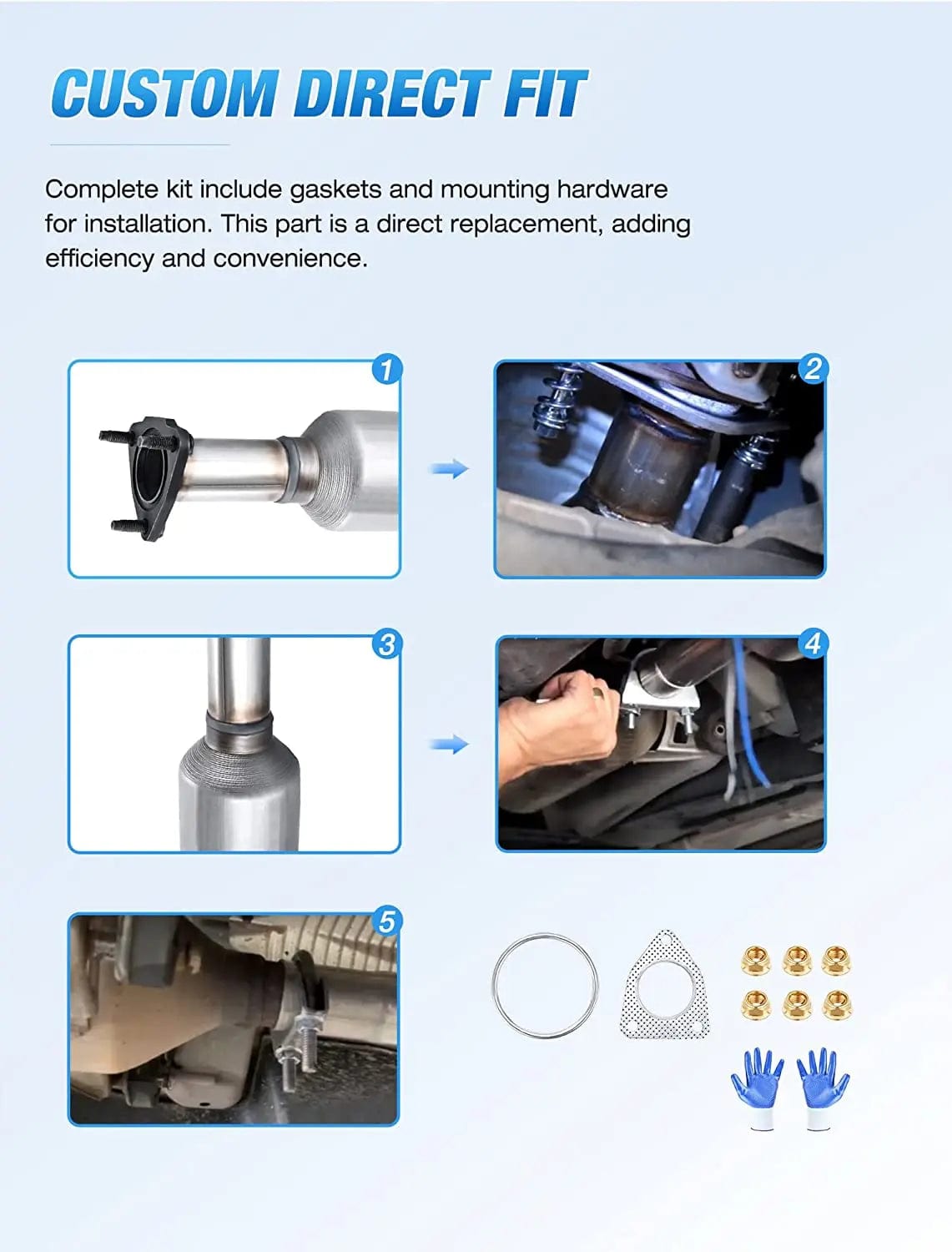 Catalytic Converter 2003 2004 2005 2006 2007 Honda Accord 2.4L Catalytic Converter