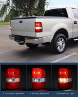 Taillight Assembly 2004 2005 2006 2007 2008 Ford F150 Taillight Assembly Rear Lamp Replacement OE Style Red Housing Passenger Side