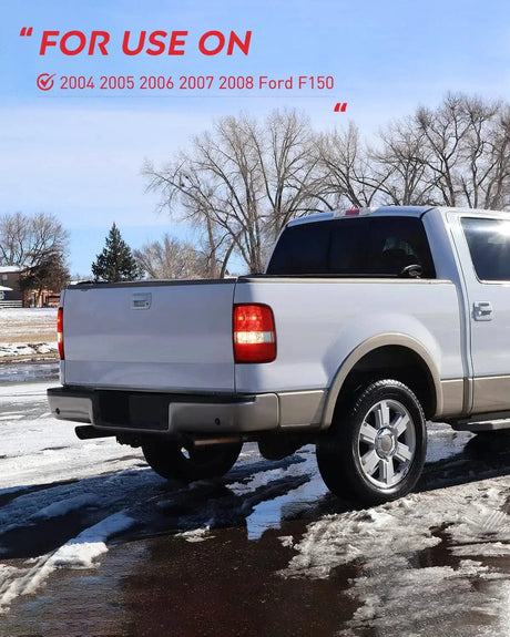 Taillight Assembly 2004 2005 2006 2007 2008 Ford F150 Taillight Assembly Rear Lamp Replacement OE Style Red Housing Passenger Side