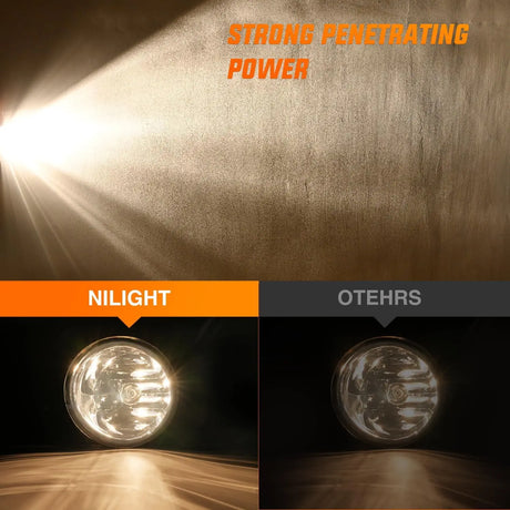 2005-2007 Nissan Armada 2004-2015 Titan Fog Light Assembly Smoke Lens 880 Bulbs Nilight