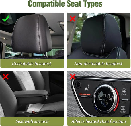 2005-2024 Toyota Tacoma Front Seat Covers Nilight