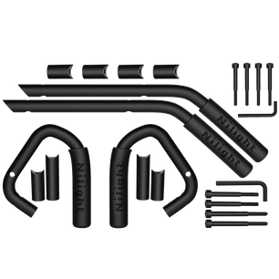 Mounting Accessories 2007-2018 Jeep Wrangler JK JKU Front Rear Grab Aluminum Roll Bar Grip Handles