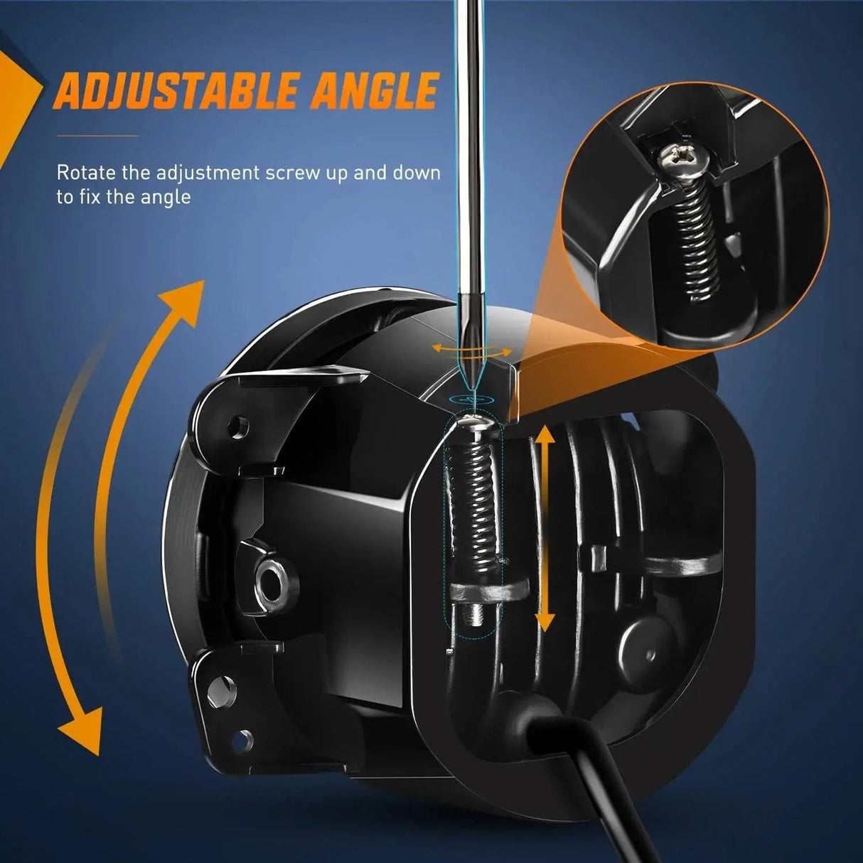 Fog Light Assembly 2007 2008 2009 2010 2011 2012 2013 2014 2015 2016 2017 2018 Jeep Wrangler JK Unlimited JKU Amber Fog Light Assembly