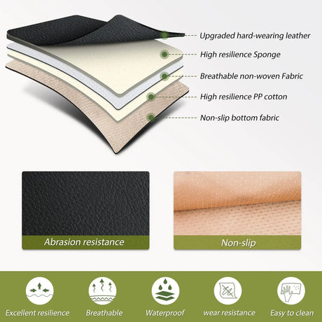 2007-2024 Chevy Silverado GMC Sierra 1500 2500HD 3500HD Front Seat Covers Nilight