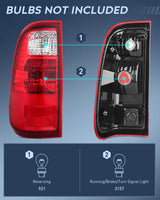 Taillight Assembly 2008 2009 2010 2011 2012 2013 2014 2015 2016 Ford F250 F350 F450 Super Duty Taillight Assembly Rear Lamp Replacement OE Style Driver Passenger Side