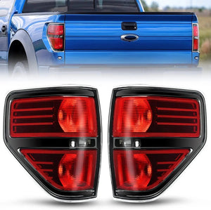 2009 2010 2011 2012 2013 2014 Ford F150 Tail light Assembly Rear Lamp Replacement OE Style Red Housing Driver Passenger Side