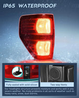 2009-2014 Ford F150 Taillight Assembly Rear Lamp Replacement OE Style Red Housing Driver Side Nilight