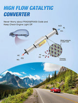 Catalytic Converter 2009 2010 2011 2012 2013 2014 2015 2016 2017 Chevy Traverse 2007 2008 2009 2010 2011 2012 2013 2014 2015 2016 2017 GMC Acadia 2007-2010 Saturn Outlook 2008-2017 Buick Enclave Catalytic Converter