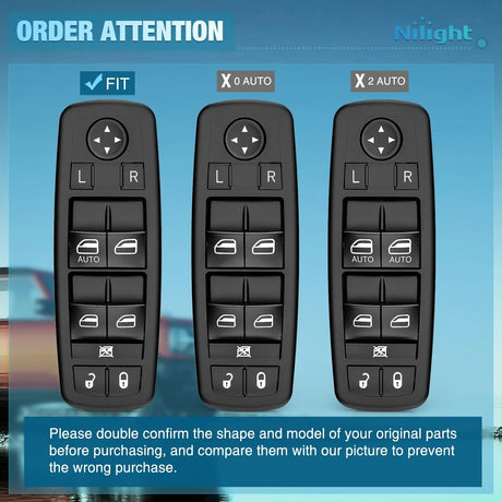 2011-2016 Dodge Journey Front Left Driver Side Power Master Window Switch Nilight
