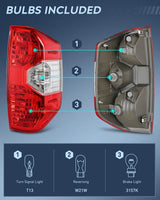 2014-2021 Toyota Tundra Taillight Assembly Rear Lamp Replacement OE Style Passenger Side Nilight