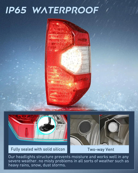 2014-2021 Toyota Tundra Taillight Assembly Rear Lamp Replacement OE Style Passenger Side Nilight