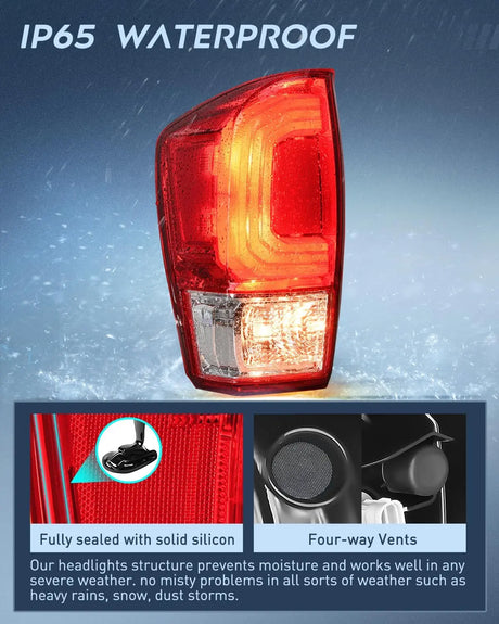 2016-2023 Toyota Tacoma Taillight Assembly Rear Lamp Replacement OE Style Driver Side Nilight