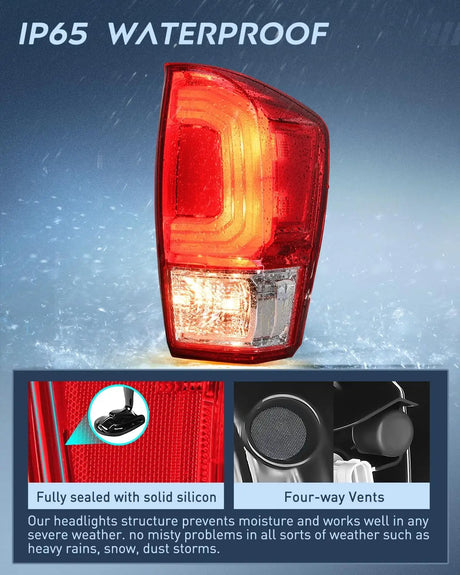 2016-2023 Toyota Tacoma Taillight Assembly Rear Lamp Replacement OE Style Passenger Side Nilight