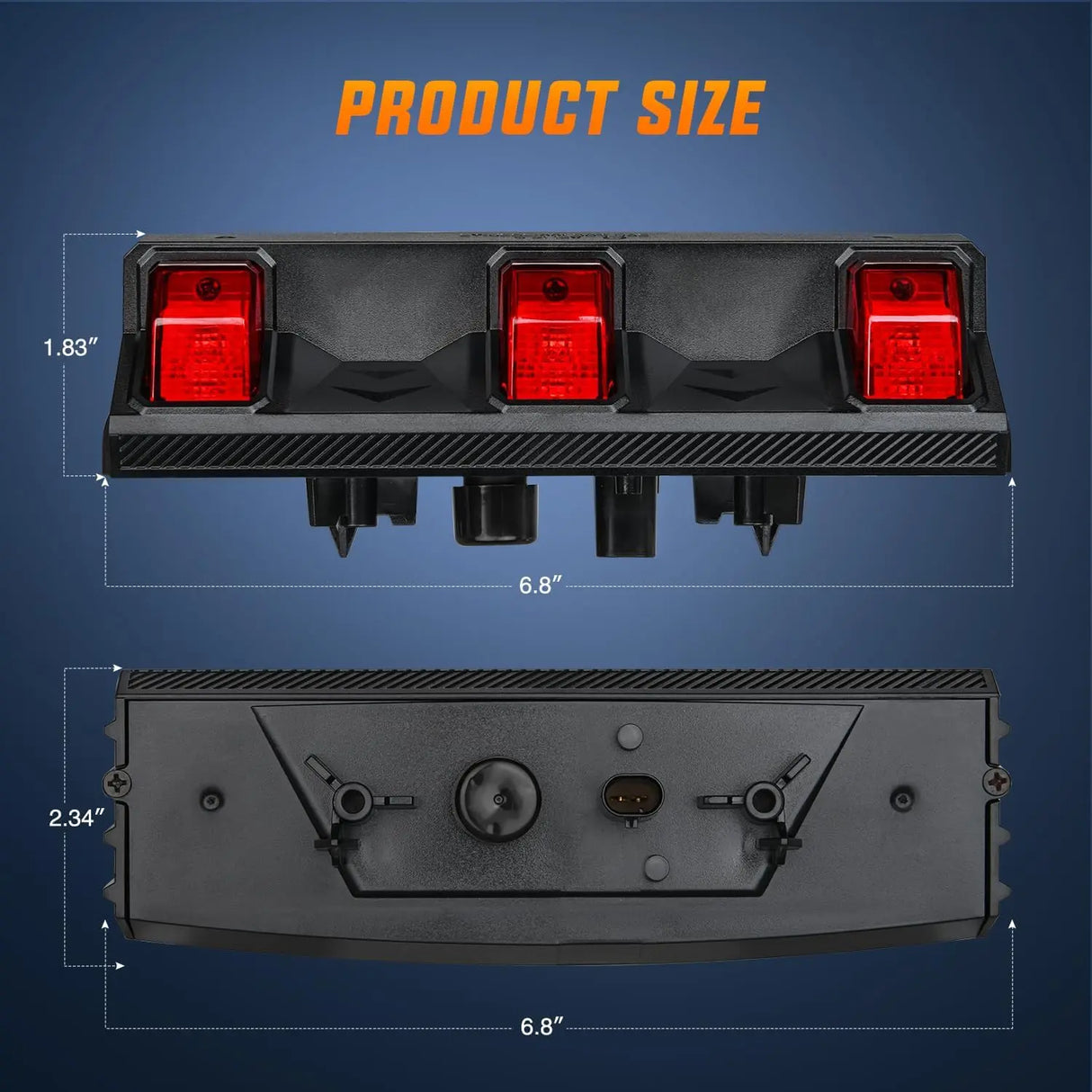 2018-2023 Jeep Wrangler JL JLU Third Brake Light Upgrade Nilight